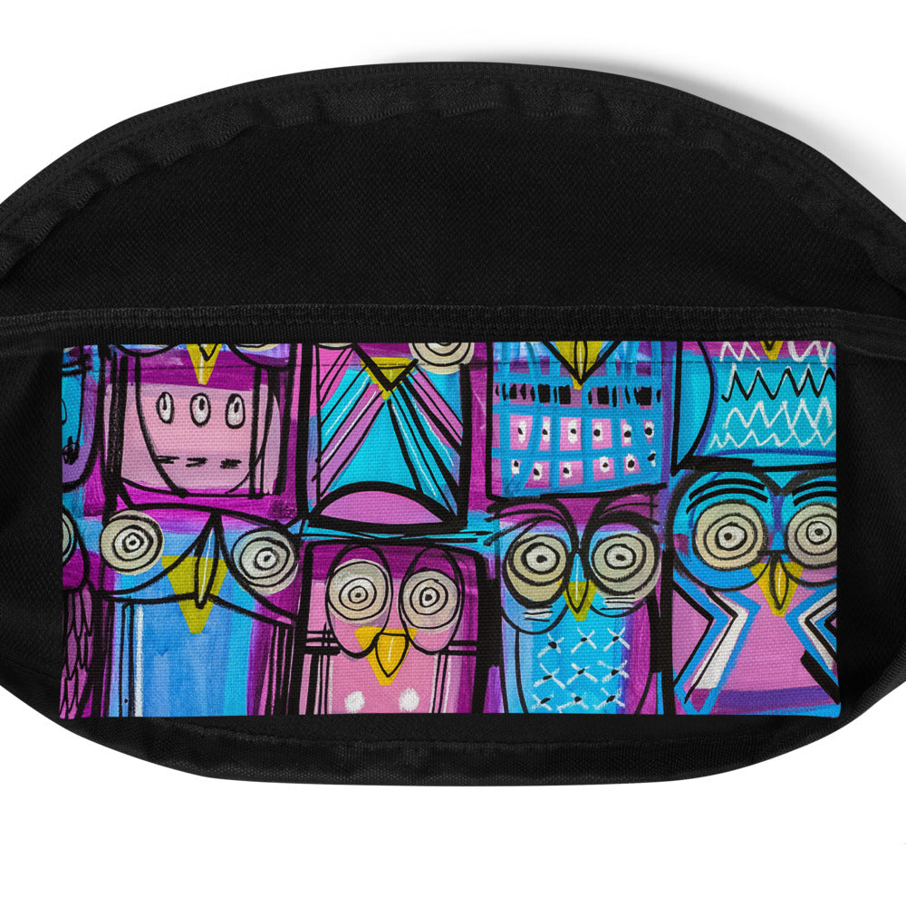 A Parliament of Purple Owls - Lebo Fanny Pack